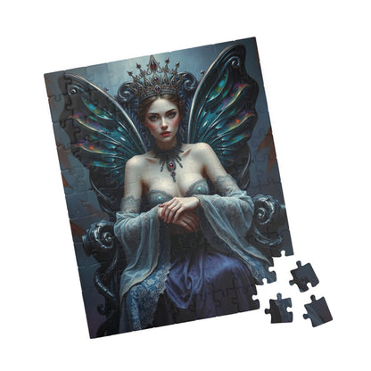 Gothic Fairy Queen Jigsaw Puzzle, Mystical Dark Fantasy Tabletop Game 110-1014 Pieces for Adult Puzzle Lovers, Halloween Holiday Gift Idea Puzzle The Puzzle Chest