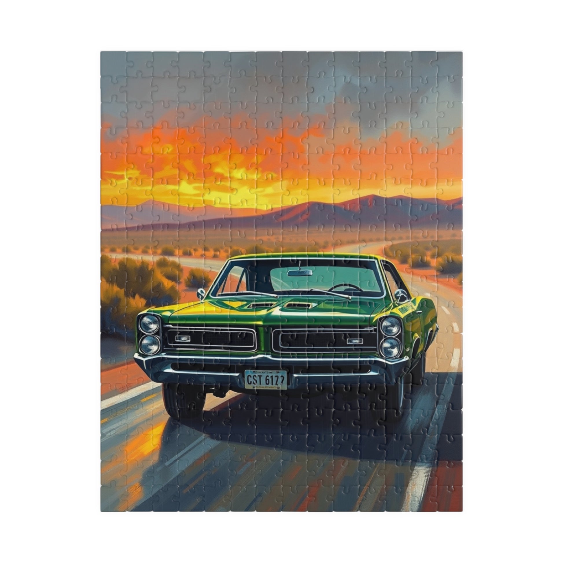 Vintage Car Puzzle - 1966 GTO, Nostalgic Jigsaw Puzzle 252 pcs (Vertical) Puzzle The Puzzle Chest