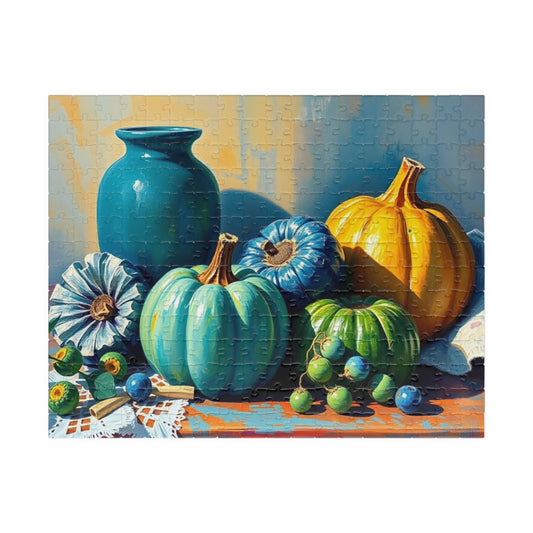Autumn Harvest Jigsaw Puzzle, Fall Vintage Still Life Jigsaw Game, Family Activity, Home Cozy Nights, Thanksgiving Gift Ideas, Seasonal Fun