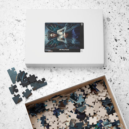 Gothic Fairy Queen Jigsaw Puzzle, Mystical Dark Fantasy Tabletop Game 110-1014 Pieces for Adult Puzzle Lovers, Halloween Holiday Gift Idea Puzzle The Puzzle Chest