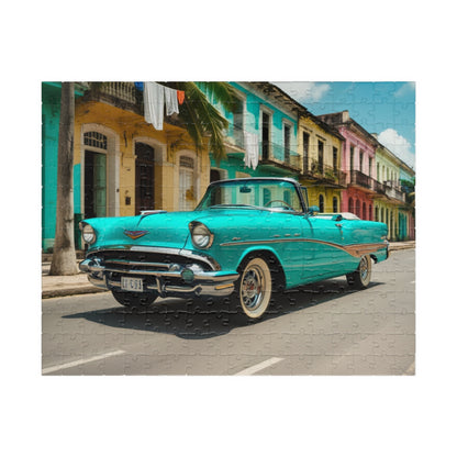Vintage Car Puzzle - 1957 Convertible Jigsaw Game 252 pcs (Horizontal) Puzzle The Puzzle Chest