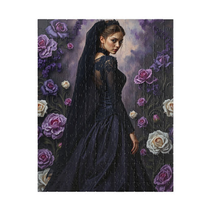 Dark Elegance Art Puzzle, Gothic Puzzle, Puzzle Gift for Adults, Unique Home Décor, Family Game Night, 110-1014 Pieces 252 pcs (Vertical) Puzzle The Puzzle Chest