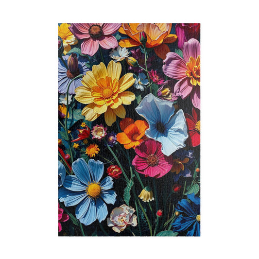 Floral Jigsaw Puzzle, Colorful Flower Game, Friend Gift for Garden Lover, Family Game Night, Home Entertainment Brain Teaser 1014 pcs (Vertical) Puzzle The Puzzle Chest