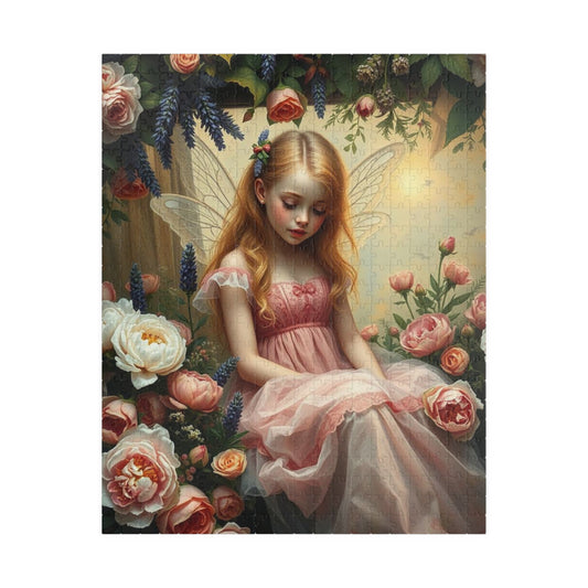 Peony and Rose Fairy Themed Puzzle - Enchanting 110-1014 Piece Mindful Jigsaw Gift for Adult Fantasy Puzzle Lover, Family or Solo Fun