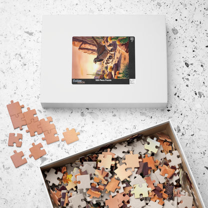 Sage-Grouse Jigsaw Puzzle, Bird and Baby Chicks Desert Landscape Animal Puzzle Enthusiasts Fun Family Time Activity, Wildlife Lover Gift