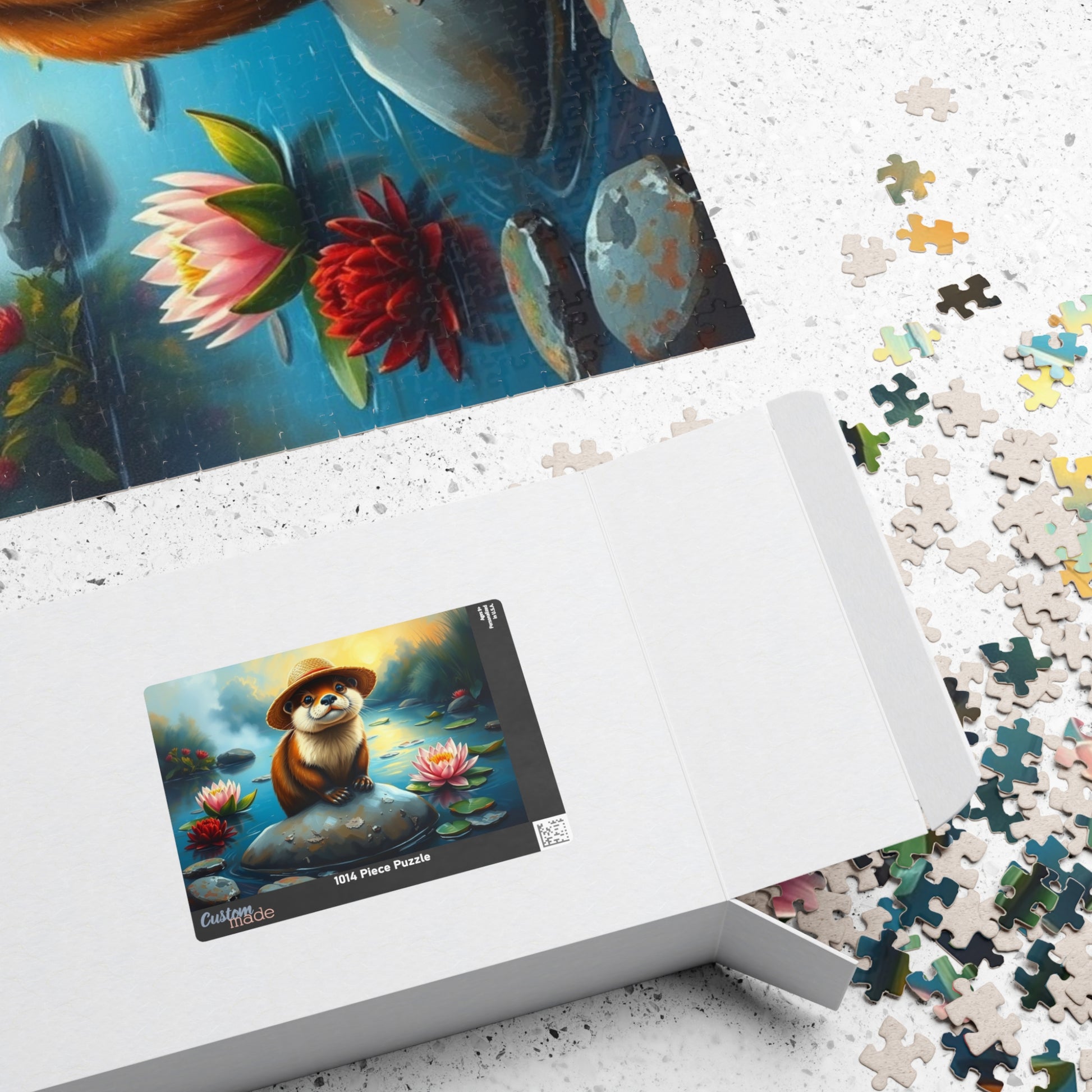 Adorable Otter Jigsaw Puzzle - Perfect for Family Fun, Gift for Nature Lover and Puzzle Enthusiasts, Brain Teaser Puzzle The Puzzle Chest