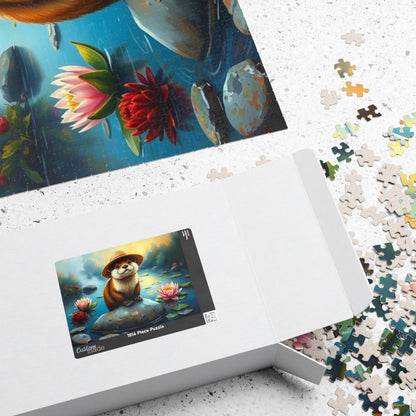 Adorable Otter Jigsaw Puzzle - Perfect for Family Fun, Gift for Nature Lover and Puzzle Enthusiasts, Brain Teaser Puzzle The Puzzle Chest