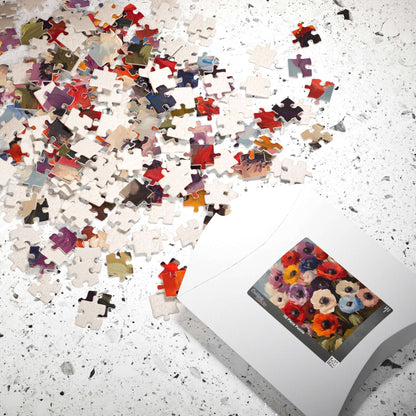 Colorful Anemone Bouquet Puzzle 110-1014 Piece | Floral Jigsaw Puzzle