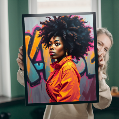 Colorful Afro Woman Puzzle Jigsaw Game - 110, 252, 520, 1014-piece | Perfect For Family Fun, Unique Gifts, Art Lovers, Puzzle Enthusiasts Puzzle The Puzzle Chest