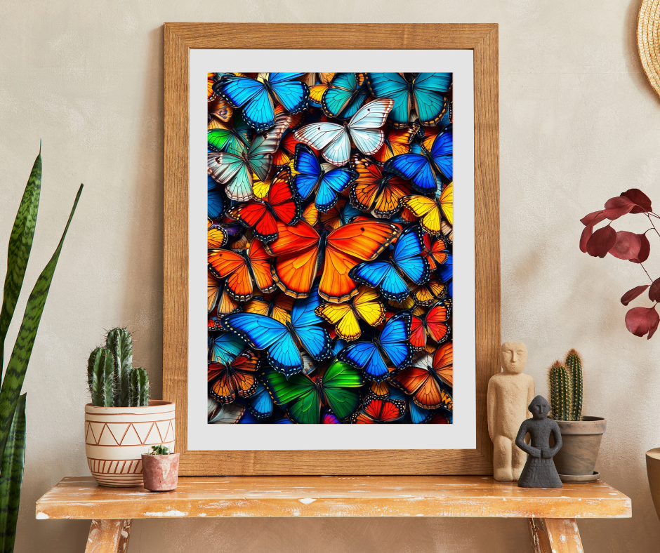 Chaotic Butterfly Collage Puzzle Jigsaw for Nature Lovers, Perfect Gift for Entomology Puzzle Lovers, Family Fun, Creative Hobby, Mental Exercise Puzzle The Puzzle Chest