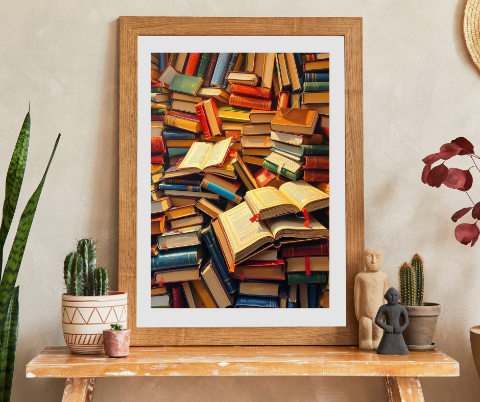 Book Lover's Jigsaw Puzzle Fun - Chaotic Collage, Ideal for Cozy Home Activity, Family Bonding Time Brain Teaser, Gift for Readers Puzzle The Puzzle Chest