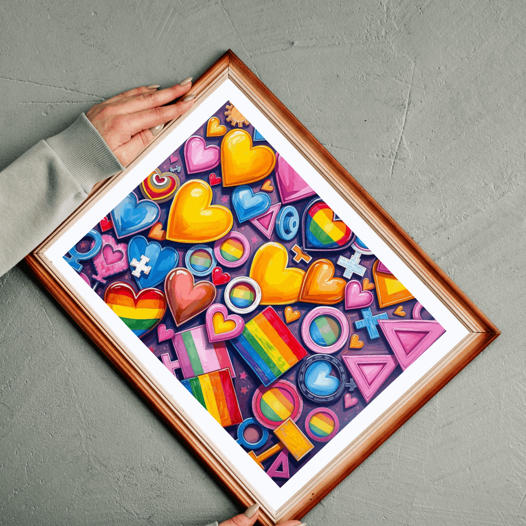 Rainbow Pride Puzzle Jigsaw Game - 110 252 520 1014-piece, Fun for Family Game Night, LGBTQ+ Celebration, Gift for Anyone Who Loves Puzzles Puzzle The Puzzle Chest