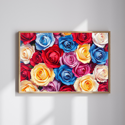 Beautiful Floral Rose Puzzle 1000 Piece Jigsaw Puzzle for Adults Perfect Gift for Family Bonding, Game Night, Flower Lovers, Mental Exercise Puzzle The Puzzle Chest