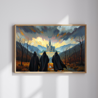 Twilight Pilgrimage Jigsaw Puzzle for Adult, Gothic Puzzle, Dark Fantasy Landscape Puzzle, Gift for Puzzle Lover, 1000-Piece Puzzle Mindful Puzzle The Puzzle Chest