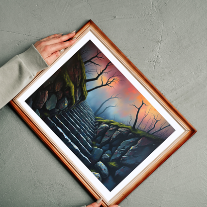 Steps Into Oblivion Jigsaw Puzzle for Adults, Gothic Puzzle, Dark Fantasy Landscape Puzzle Gift for Puzzle Lover, Game Night, Mindful Hobby Puzzle The Puzzle Chest