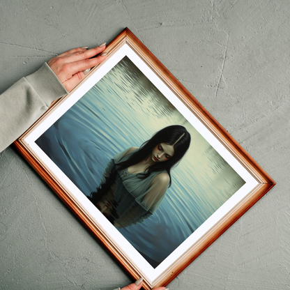 The Veil Between Gothic Jigsaw Puzzle, Mystical Reflection, Enigmatic Water Scene, Gothic Art Print, Gift for Friend, Solo Fun, Game Nights Puzzle The Puzzle Chest