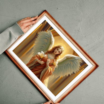 Golden Benediction Jigsaw Puzzle, Angel Puzzle, Religious Puzzle, Catholic Puzzle Gift for Puzzle Lover, Great for Indoor Home Entertainment Puzzle The Puzzle Chest