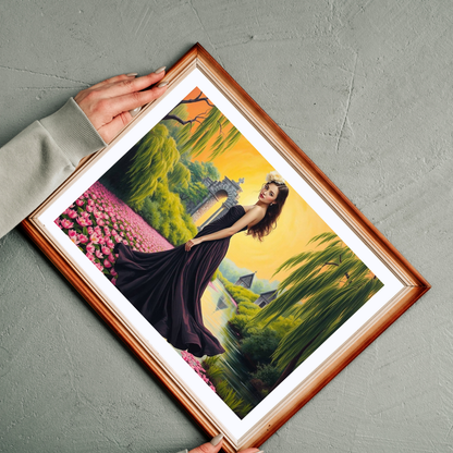 Lilywater Reverie Jigsaw Puzzle, Elegant Landscape Puzzle, Woman Art Holiday or Birthday Gift for Adult, Solo or Family Fun, Creative Hobby Puzzle The Puzzle Chest