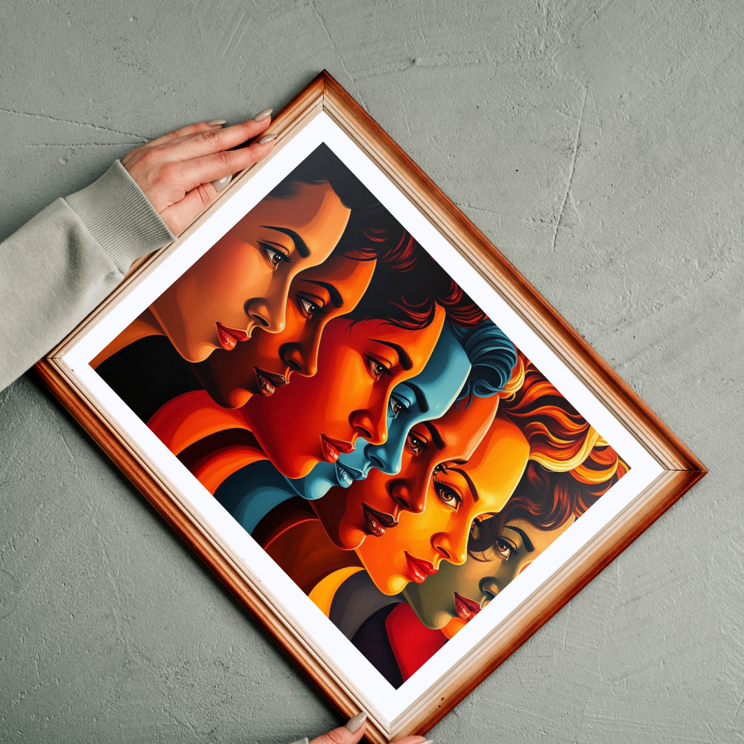 Human Tapestry Jigsaw Puzzle, Diversity Silhouette Puzzle, Face Collage Puzzle, Puzzle Lover Gift for Friend, Family Bonding, Mind Challenge Puzzle The Puzzle Chest
