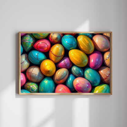 Colorful Easter Egg Puzzle, Collage Puzzle, Spring Puzzle Ideal for Family Activity, Adult DIY Craft, Family Fun Activity, Gift for Friends Puzzle The Puzzle Chest