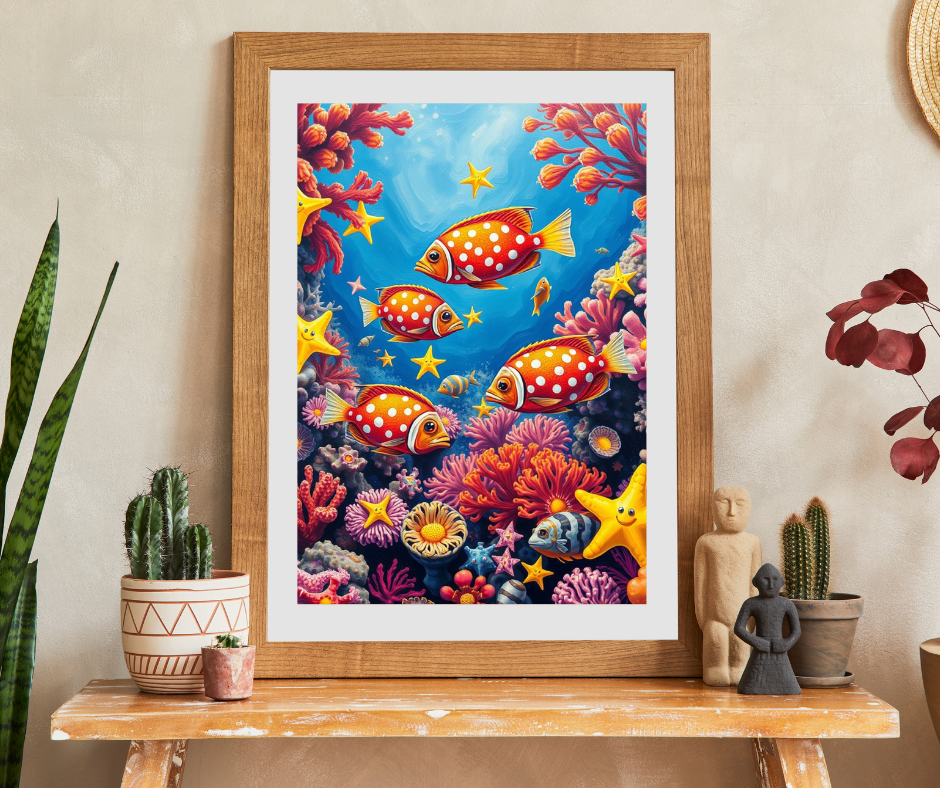 Ocean Puzzle with Tropical Fish, Colorful Underwater Jigsaw Puzzle for Adult, Fun Family Activity, Creative Birthday Holiday Gift for Friend Puzzle The Puzzle Chest