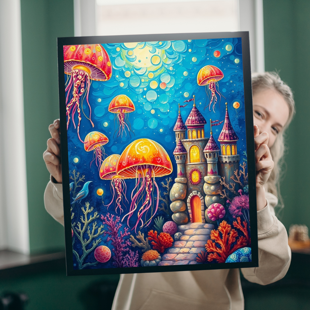 Underwater Kingdom Puzzle, Colorful Ocean Scene Puzzle, Fun Indoor Activity, Family Game Night, Nautical Decor Gift, Kids and Adults Puzzle The Puzzle Chest