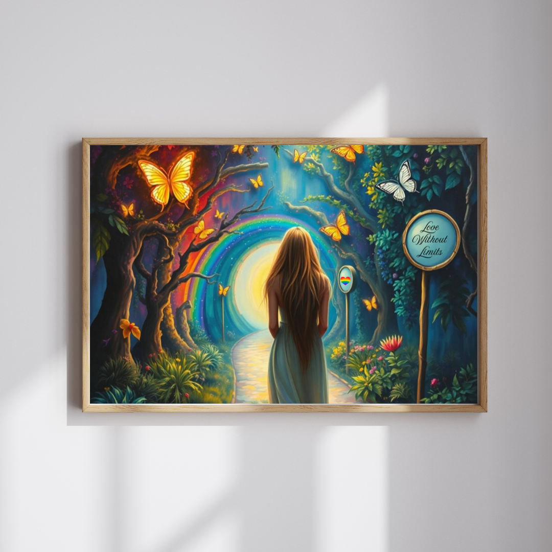 Whispers of the Rainbow Garden Jigsaw Puzzle, Rainbow Puzzle, LGBTQ Puzzle Art Pride Month Gift for Adults, Family Activity, Mindfulness Puzzle The Puzzle Chest