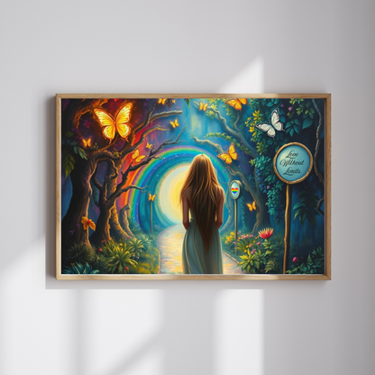 Whispers of the Rainbow Garden Jigsaw Puzzle, Rainbow Puzzle, LGBTQ Puzzle Art Pride Month Gift for Adults, Family Activity, Mindfulness Puzzle The Puzzle Chest