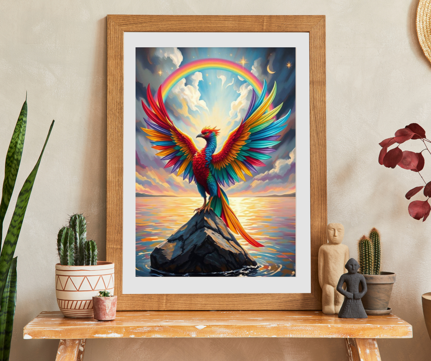 Rise in Rainbow Flame Jigsaw Puzzle, Colorful Phoenix Puzzle, Firebird Puzzle, LGBTQ Gift for Adult Pride Month Birthday Holiday Fun Puzzle The Puzzle Chest