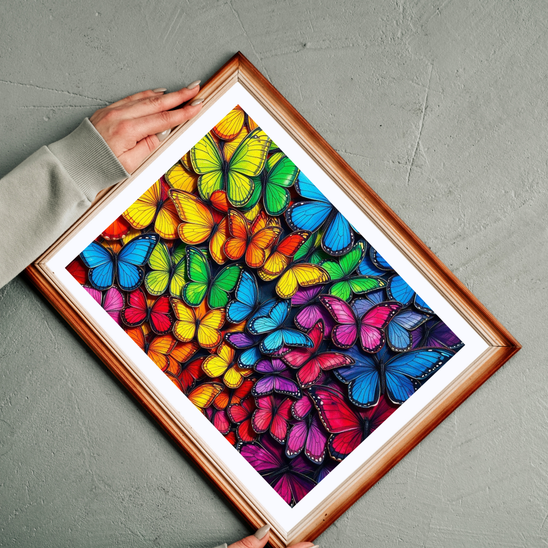 Wings of Pride Jigsaw Puzzle, Rainbow Butterfly Puzzle, LGBTQ Puzzle, Pride Month Gift for Friend, Mindfulness Activities, 100 - 1000 Pieces Puzzle The Puzzle Chest