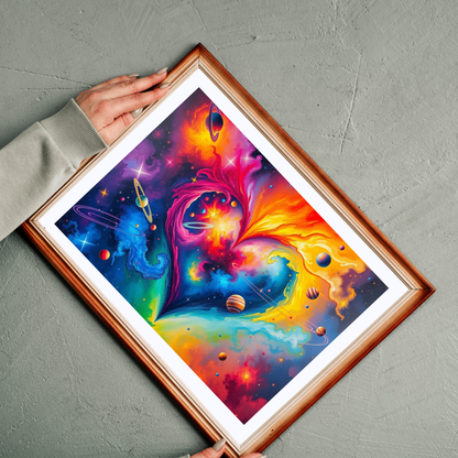 Celestial Love Jigsaw Puzzle, Pride Galaxy Puzzle, Cosmic Heart Puzzle, LGBTQ+ Puzzle Puzzle The Puzzle Chest