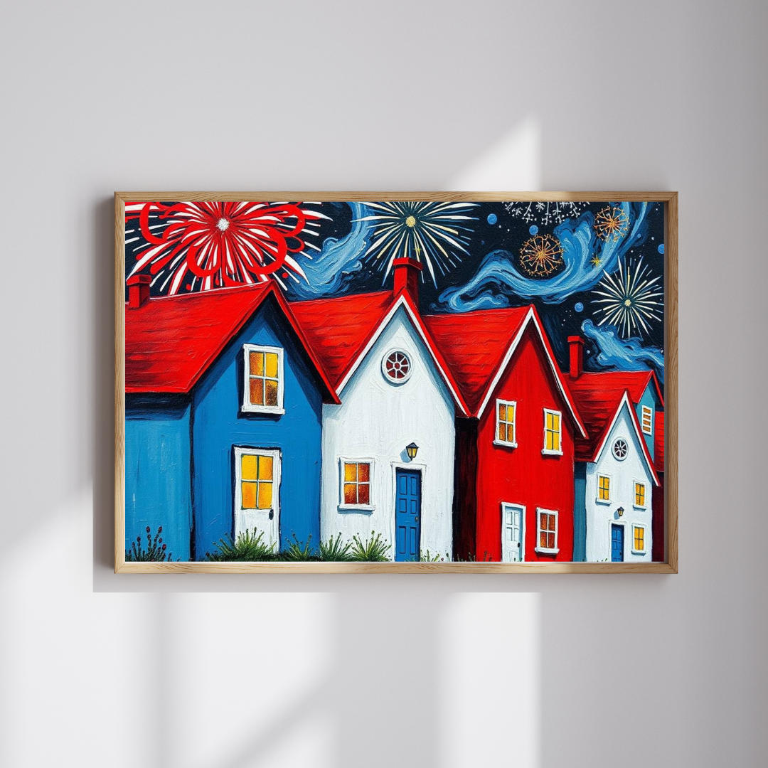 Fireworks Over America Jigsaw Puzzle, Festive Game with Colorful Fireworks for Family Game Night, Holiday Gift, Home Décor, Fun Activity Puzzle The Puzzle Chest