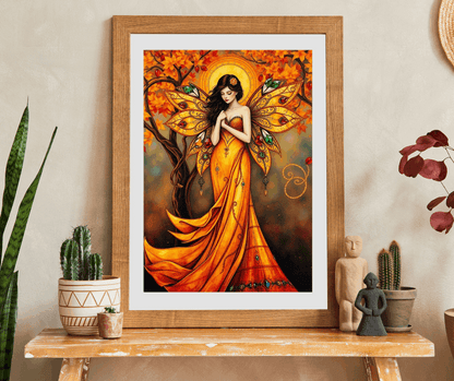 Bejeweled Autumn Fairy Jigsaw Puzzle, Mythical Fantasy Art, 110-1014 Pieces, Enchanting Unique Gift for Puzzle Lover, Family Fun Activity Puzzle The Puzzle Chest