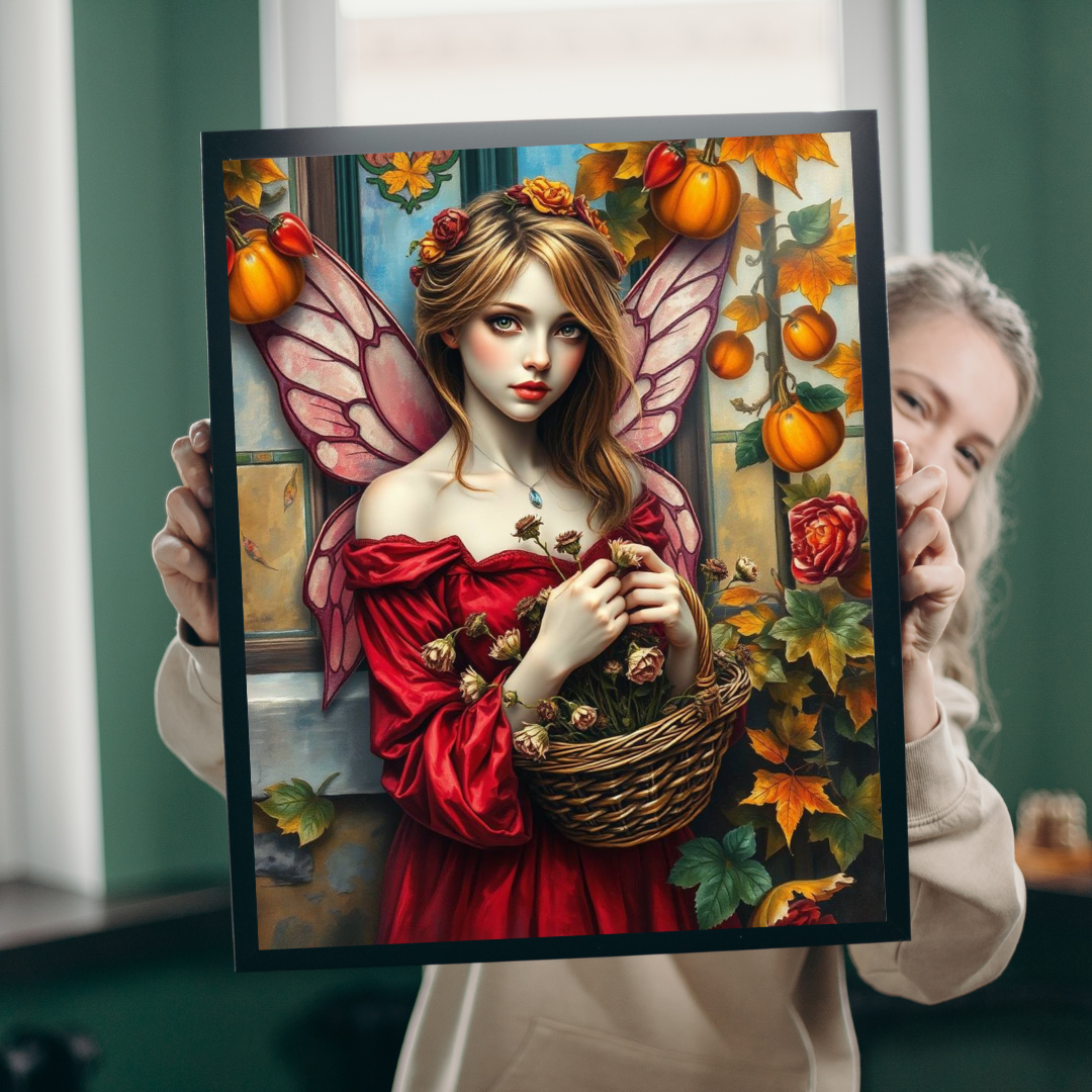 Melancholy Fairy Jigsaw Puzzle - Autumnal Backdrop, 110-1014 Piece Fantasy Artwork for Family Fun, Gift for Puzzle Lover, Unique Home Decor Puzzle The Puzzle Chest