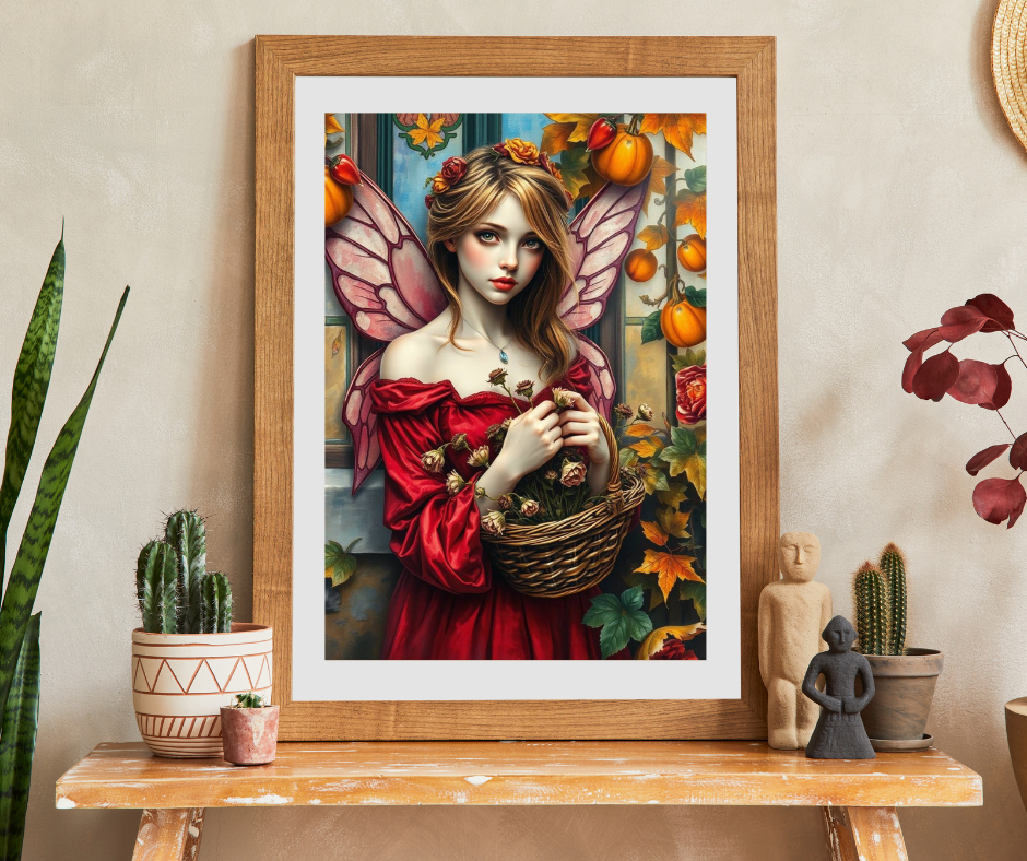 Melancholy Fairy Jigsaw Puzzle - Autumnal Backdrop, 110-1014 Piece Fantasy Artwork for Family Fun, Gift for Puzzle Lover, Unique Home Decor Puzzle The Puzzle Chest