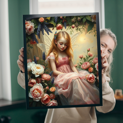 Peony and Rose Fairy Themed Puzzle - Enchanting 110-1014 Piece Mindful Jigsaw Gift for Adult Fantasy Puzzle Lover, Family or Solo Fun