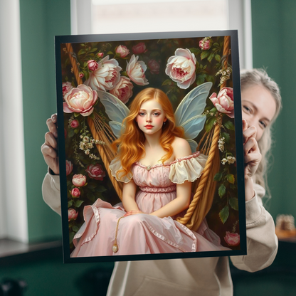 Hammock in Bloom Fairy-Themed Jigsaw Puzzle, Enchanting Artwork Game, Fantasy Gift for Puzzle Lover, Fun Family Solo Activity, Brain Teaser Puzzle The Puzzle Chest