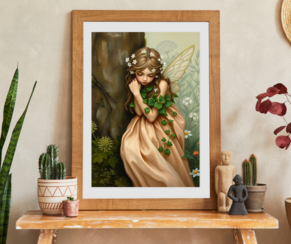 Thoughtful Woodland Fairy Puzzle - Peach Gown, Mossy Tree, Forest Scene, 110-1014 Piece Jigsaw, Gift for Nature Lover, Family Fun Activity Puzzle The Puzzle Chest