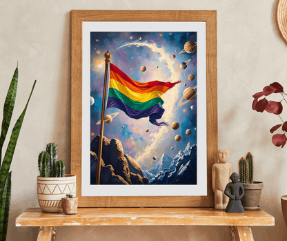 Space Pride Flag Jigsaw Puzzle - 110-1014 Piece LGBTQ+ Gift, Puzzle Enthusiast, Fun Family Activity, Colorful Decor, Inclusive Hobby Puzzle The Puzzle Chest