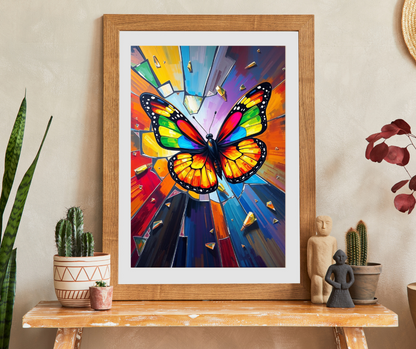 Colorful Butterfly Jigsaw Puzzle - 110, 252, 520, 1014-Piece, Stress Relief Game, Fun Family or Solo Activity, Home Entertainment Gift Idea