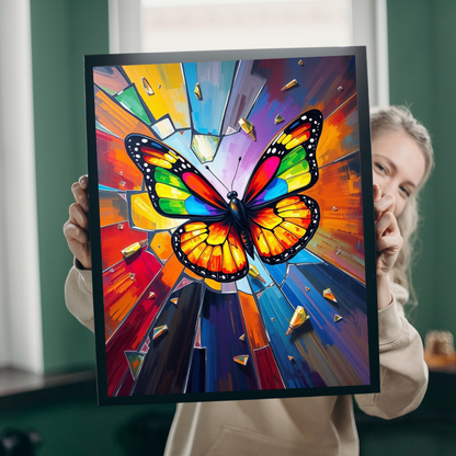 Colorful Butterfly Jigsaw Puzzle - 110, 252, 520, 1014-Piece, Stress Relief Game, Fun Family or Solo Activity, Home Entertainment Gift Idea