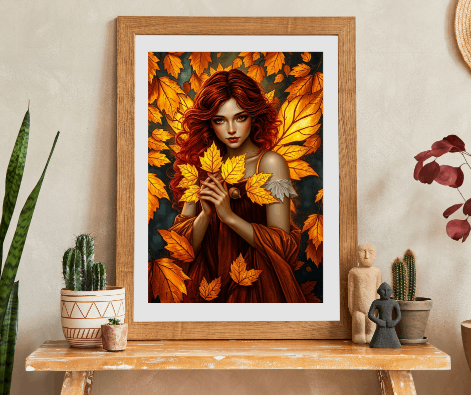 Autumn Leaves Forest Fairy Jigsaw Puzzle, 110, 252, 520, 1014-piece, Cozy Indoor Activity, Gift for Puzzle Lover, Fall Home Decor, Leafy Art Puzzle The Puzzle Chest