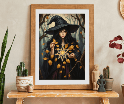 Ashes and Embers Magical Witch Puzzle, Enchanting Jigsaw for Adult Cozy Night In, Halloween Decor, Gift for Witch Lover, Mystery Enthusiasts