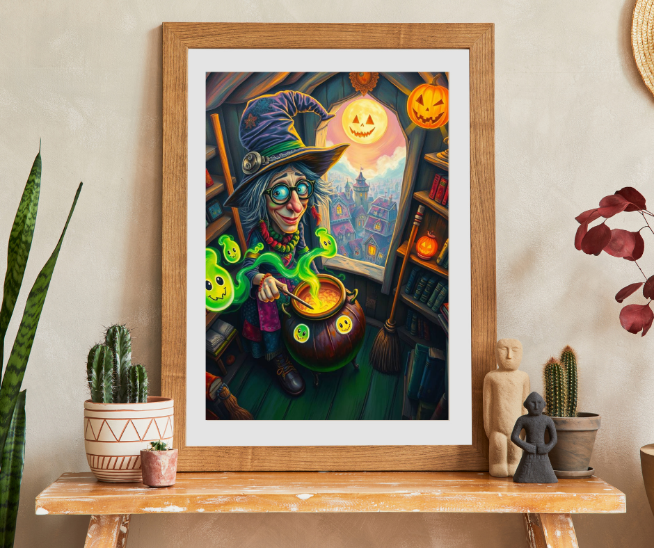 Witches Wild Workshop Jigsaw Puzzle - Halloween Witch, 110-520 Piece Spooky Fun Family Activity, Perfect for Birthday Gift for Puzzle Lover