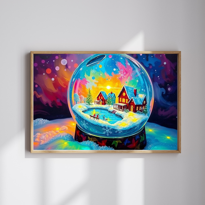 Snow Globe World Jigsaw Puzzle, Winter Gift for Family Game Night, Holiday Fun, or Cozy Nights In, Seasonal Brain Teaser 110-1014 Pieces
