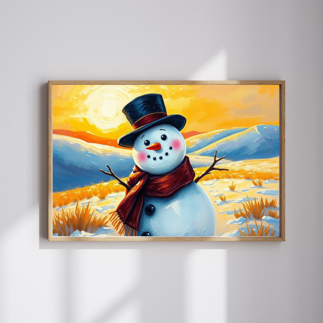 Lonely Snowman Puzzle, 110-1014 Piece Nostalgic Winter Jigsaw Game for Adults, Family Fun, Holiday Entertainment, Gift for Puzzle Lovers