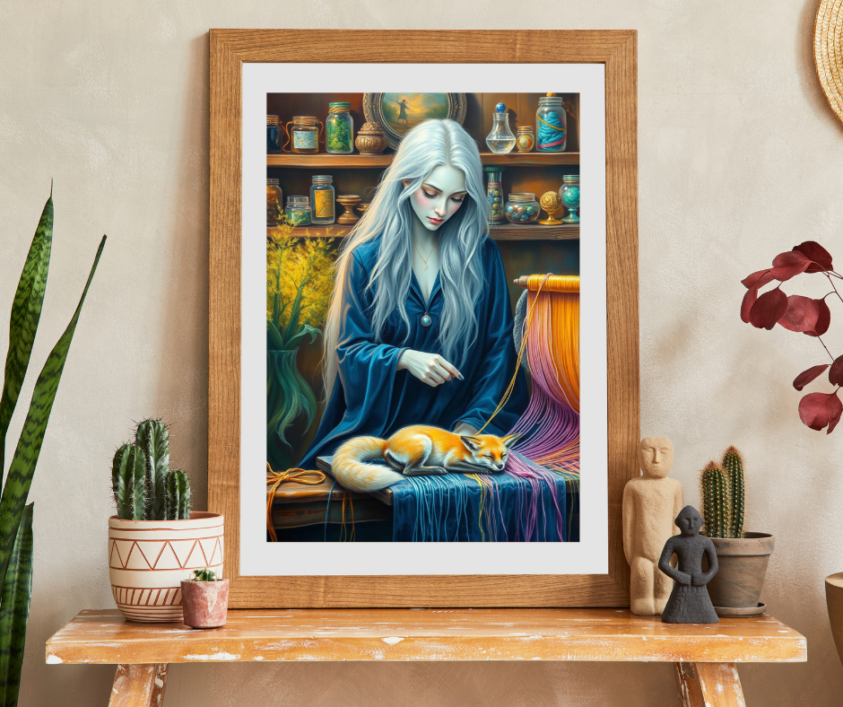 Threads of Magic Jigsaw Puzzle - Witch Puzzle, 110, 252, 520, 1014-piece Puzzle Lover Gift, Family Game Night, Therapy Activity, Halloween