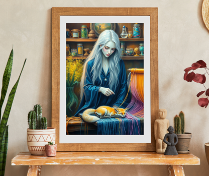 Threads of Magic Jigsaw Puzzle - Witch Puzzle, 110, 252, 520, 1014-piece Puzzle Lover Gift, Family Game Night, Therapy Activity, Halloween