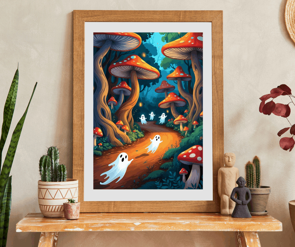 Charming Ghostly Adventure Halloween Jigsaw Puzzle for Adults, 110-1014 Pieces