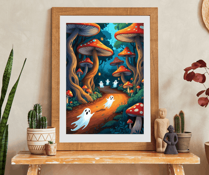 Charming Ghostly Adventure Halloween Jigsaw Puzzle for Adults, 110-1014 Pieces